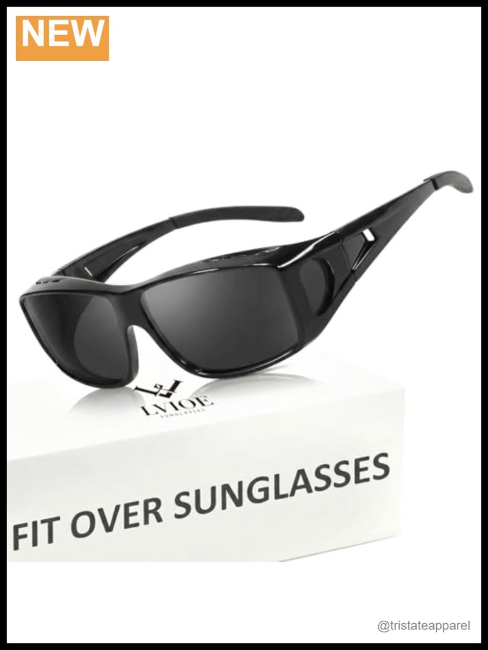Polarized Fit Over Sunglasses Wrap Around UV400 TR90 for Driving Outdoor